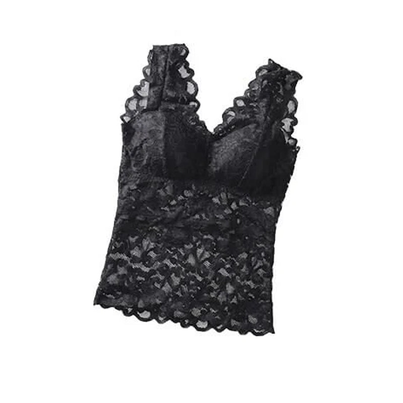 Long Lace Beauty Back Undershirt
