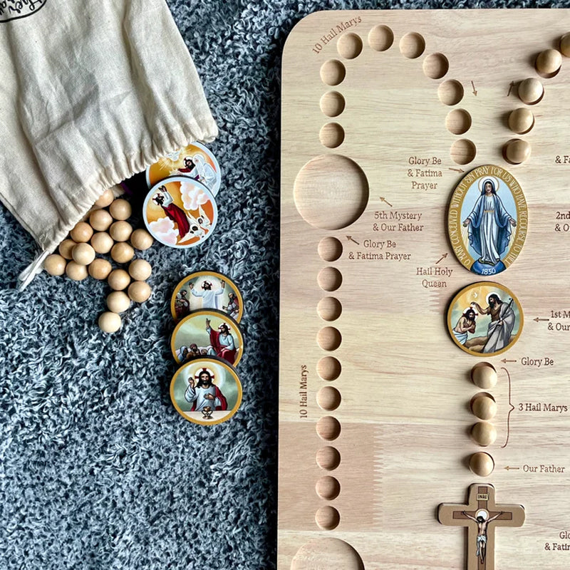 Wooden Rosary Board