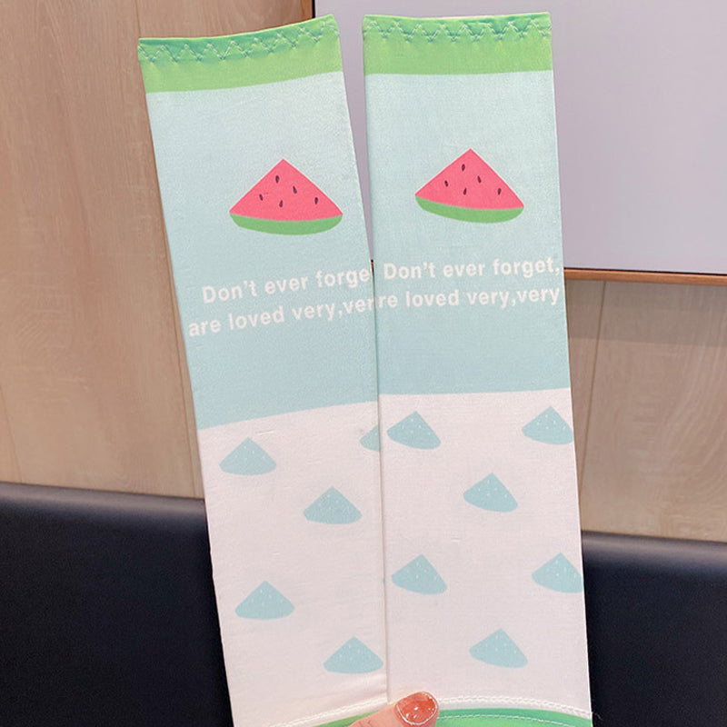Sun Protection Cartoon Cooling Arm Sleeves for Children