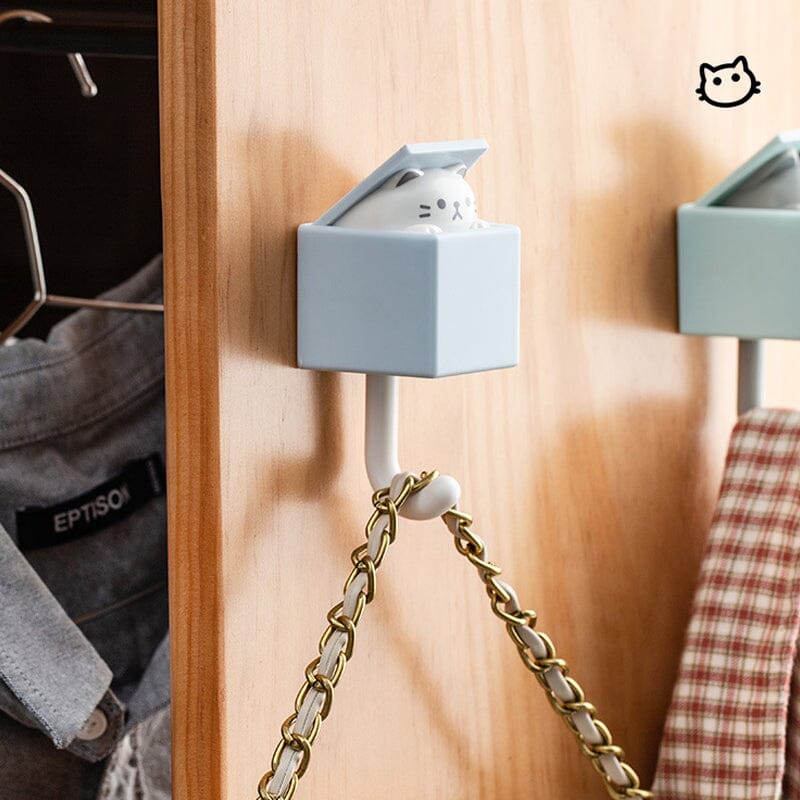 Cute Cat Key Hook Wall Decoration