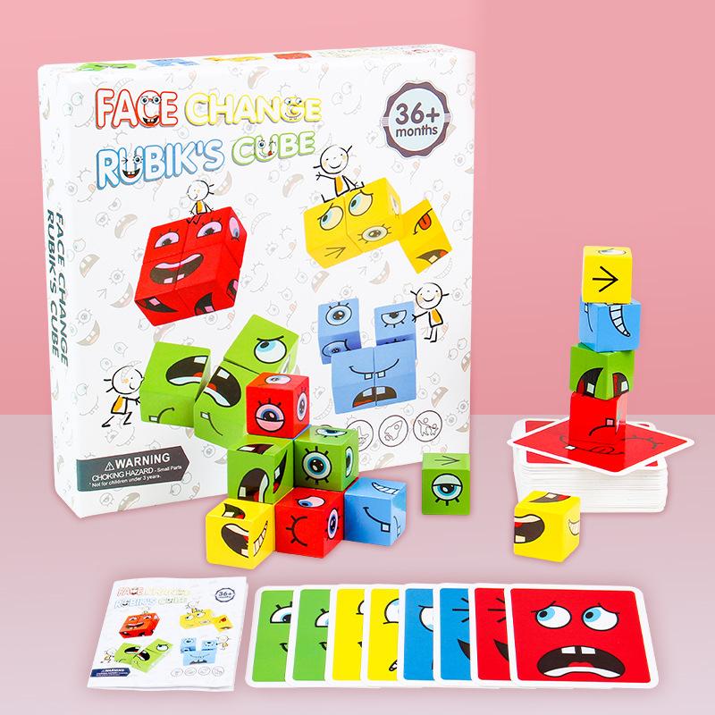 Clapfun™ Puzzle Building Cubes