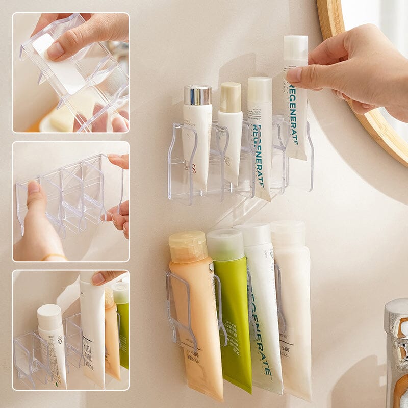 Wall-Mounted Skincare Organizer Shelf for Cleansers