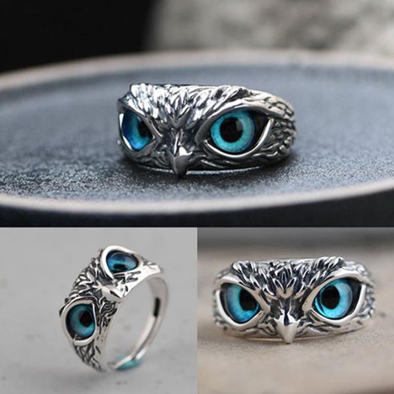 Eye Owl Ring Adjustable