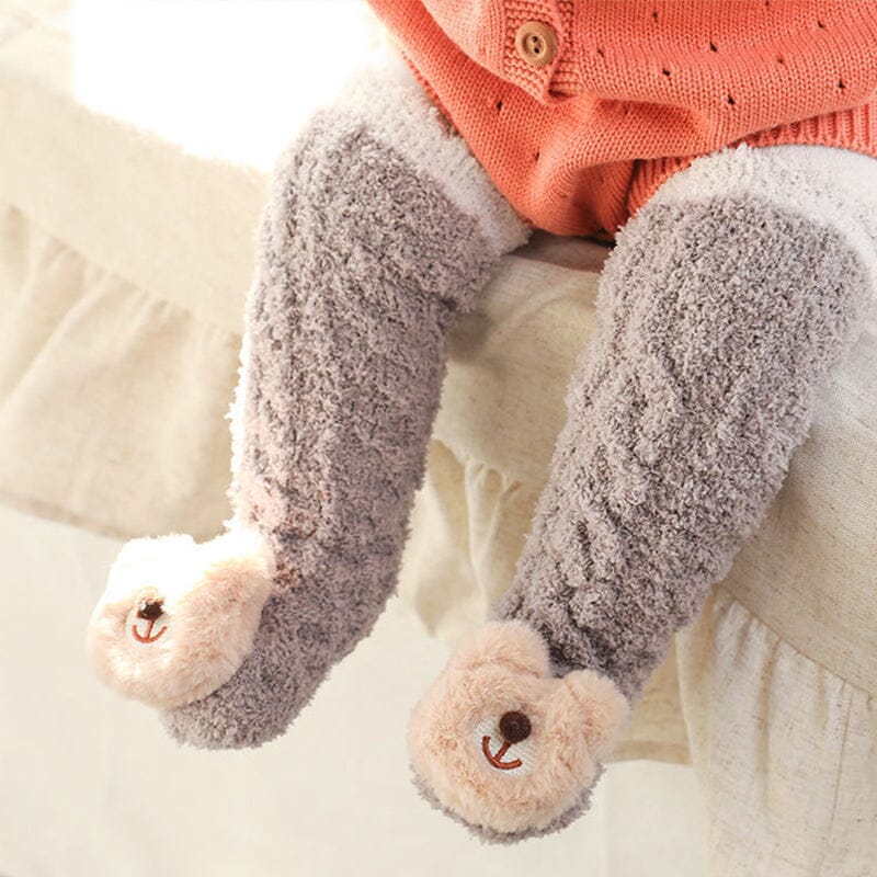 Baby Coral Fleece Knee Socks