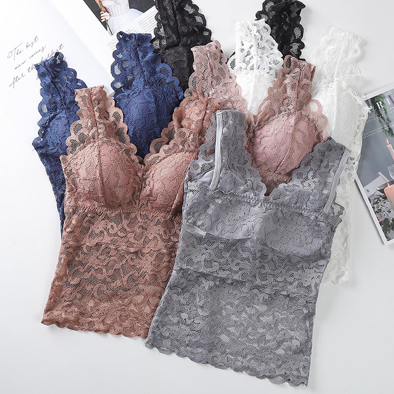 Long Lace Beauty Back Undershirt