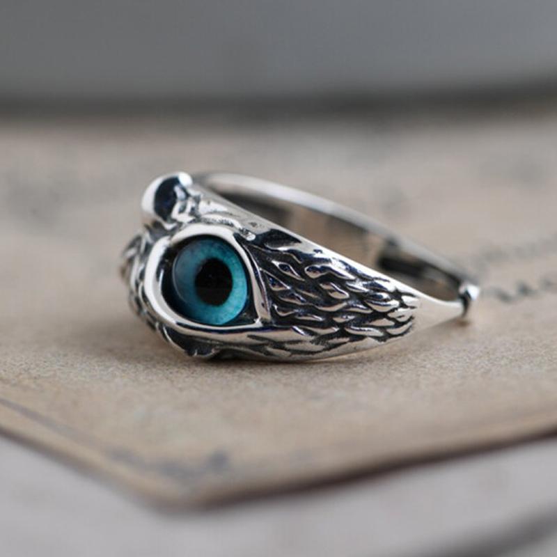 Eye Owl Ring Adjustable