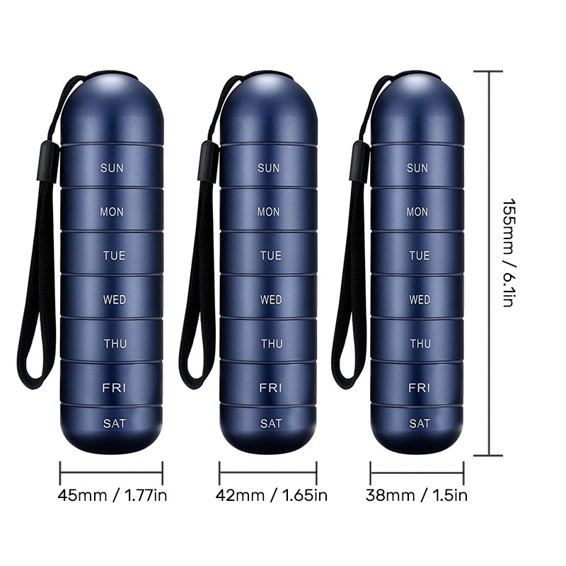 7 Days Portable Pill Case for Travel