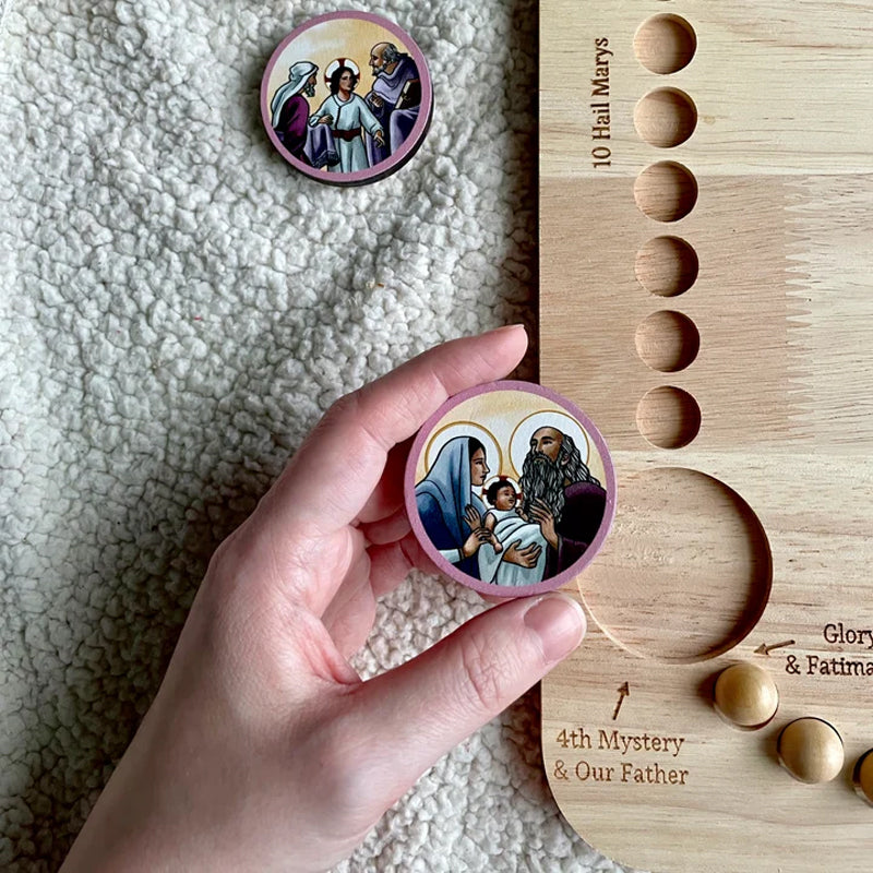 Wooden Rosary Board
