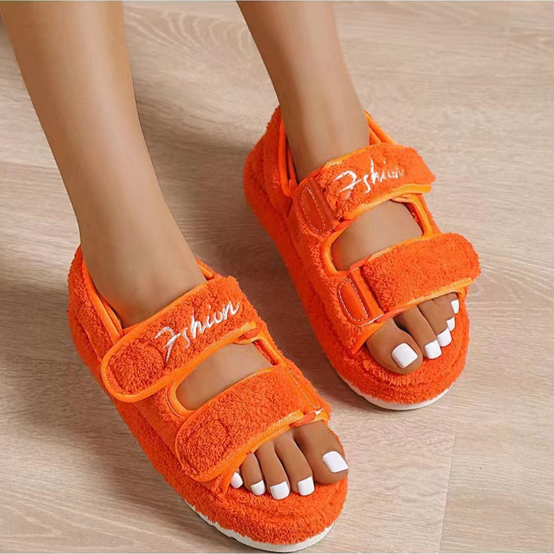 Women Summer Thick Flat Outdoor Sandals