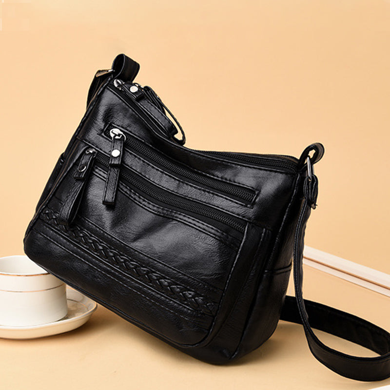 Capacity Soft Leather Bag