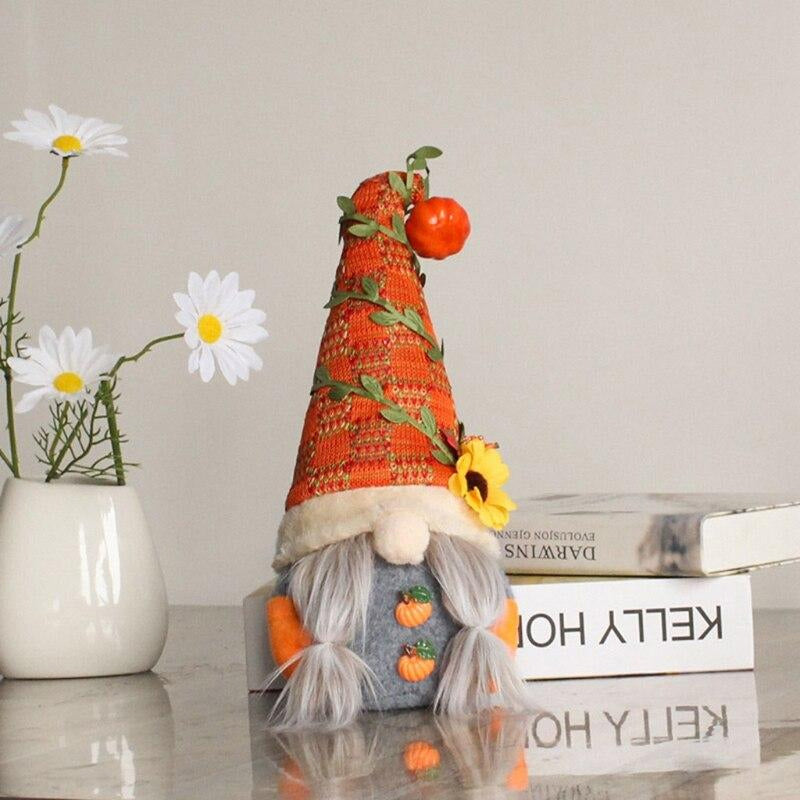 Lovely Pumpkin Fall Gnome