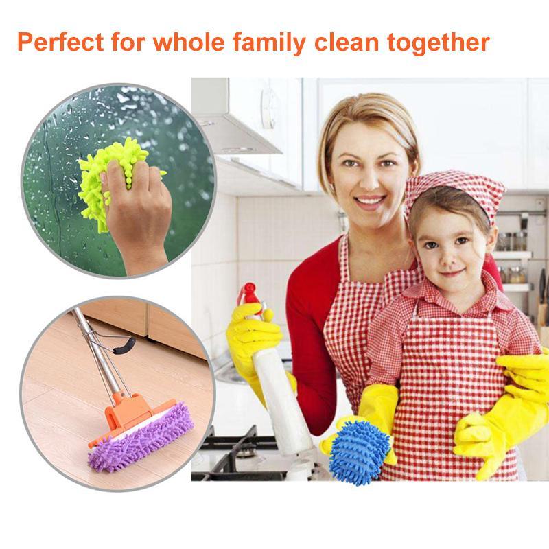 FunClean Mop Slippers, 1 pair