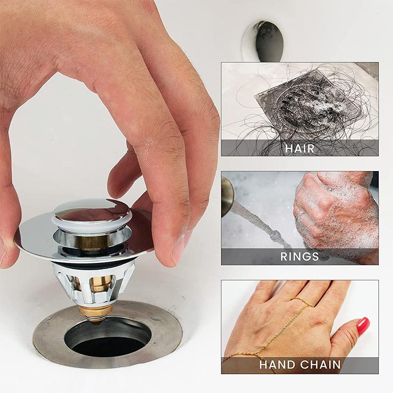 Clapfun™ Universal Stainless Steel Pop-up Drain Filter