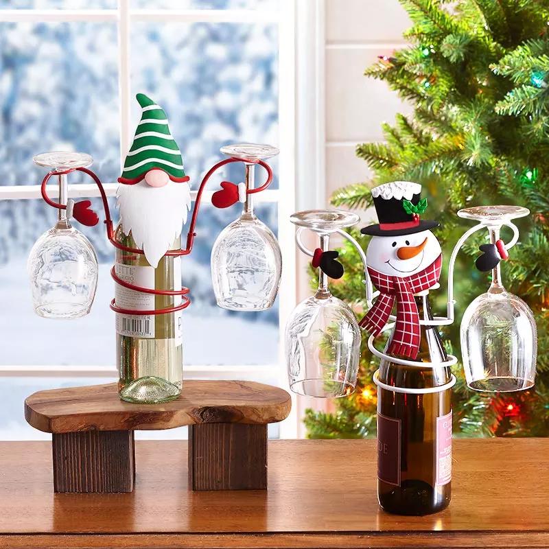 Pre-Sale>>Holiday Wine Bottle & Glass Holders