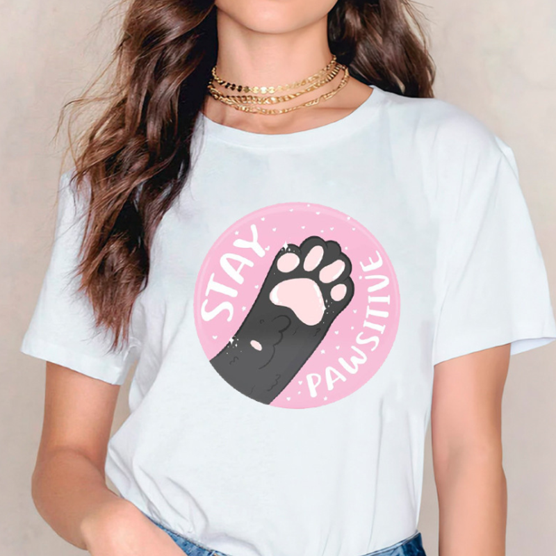 Stay Pawsitive T-Shirt