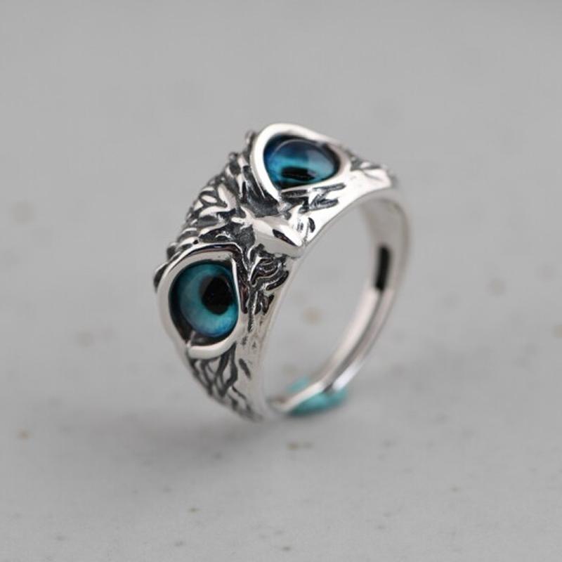 Eye Owl Ring Adjustable