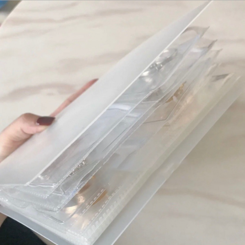 Clapfun™ Transparent Jewellery Album Storage Bag