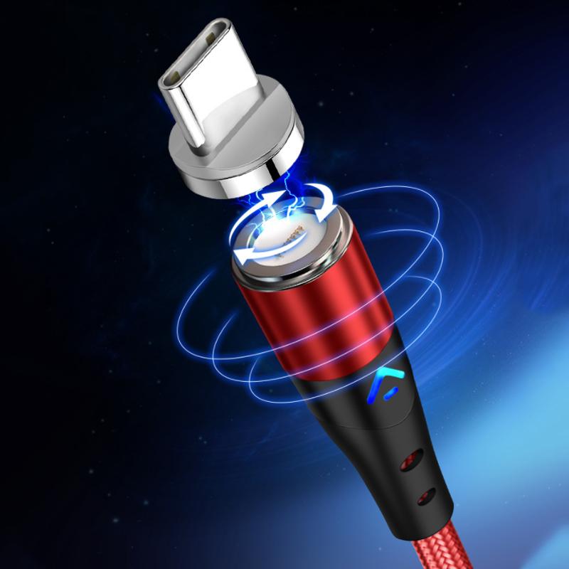 3-IN-1 DESIGN 360° Magnetic Cable