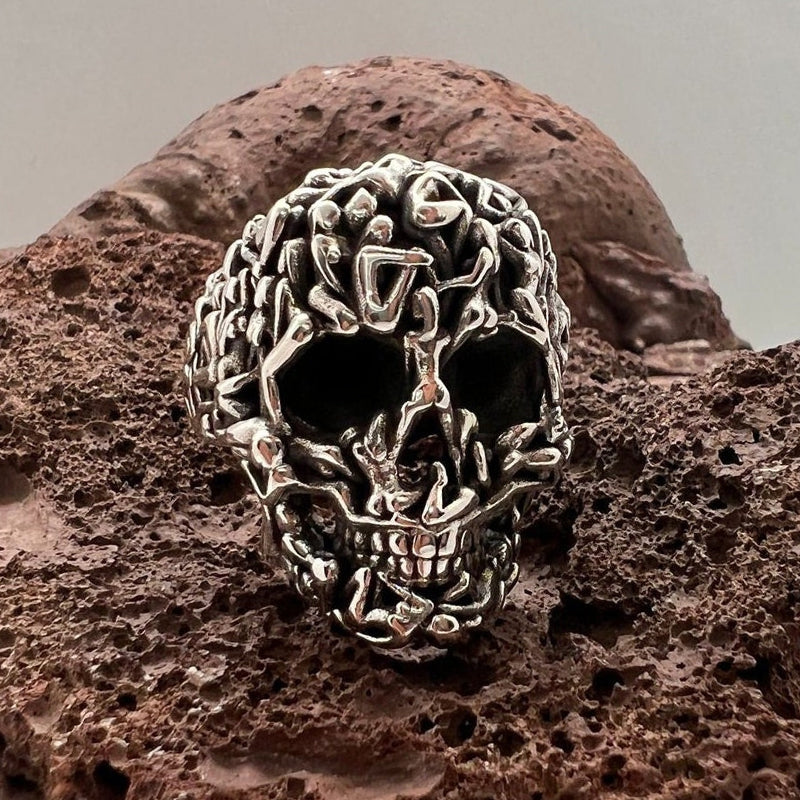 Gothic Death Skull Ring