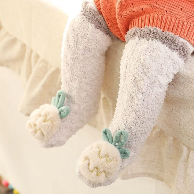 Baby Coral Fleece Knee Socks