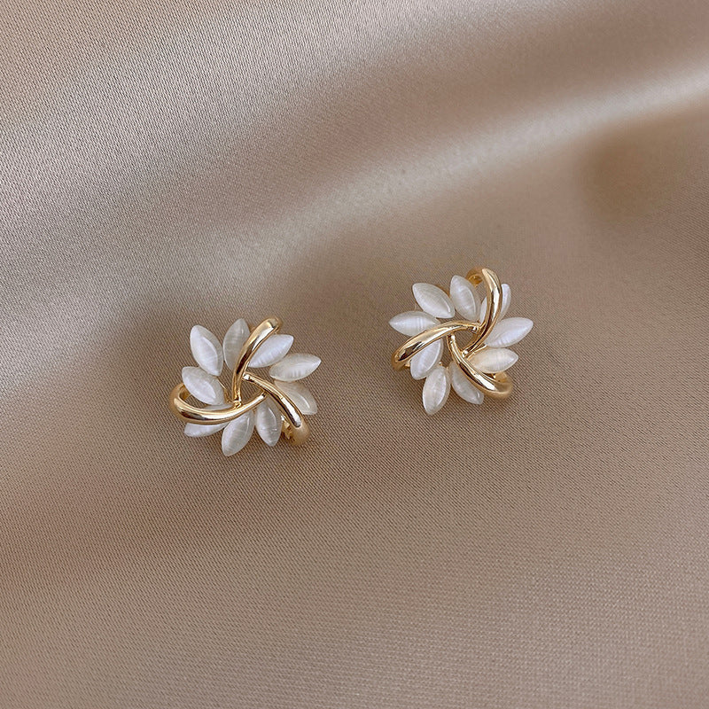 Golden Flower Earrings