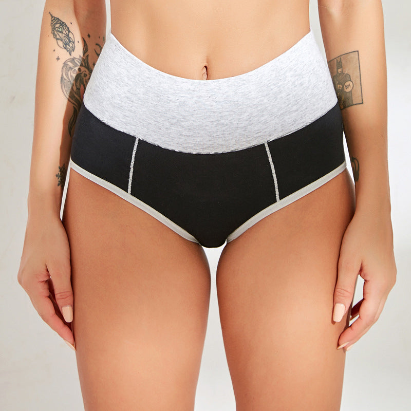 New Plus Size High Waisted Cotton Panties