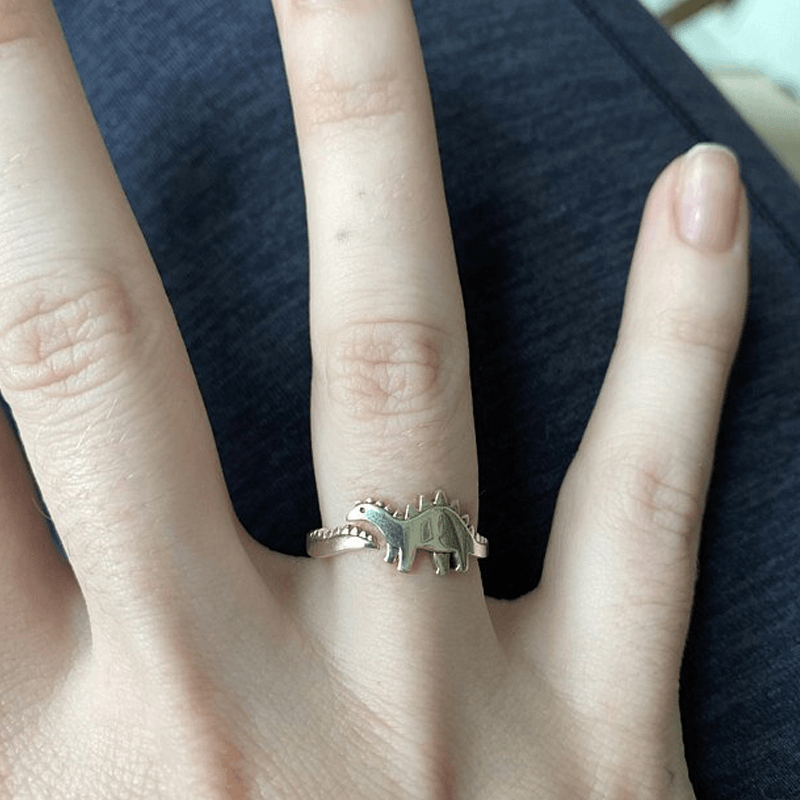 Adjustable Cute Dinosaur Ring