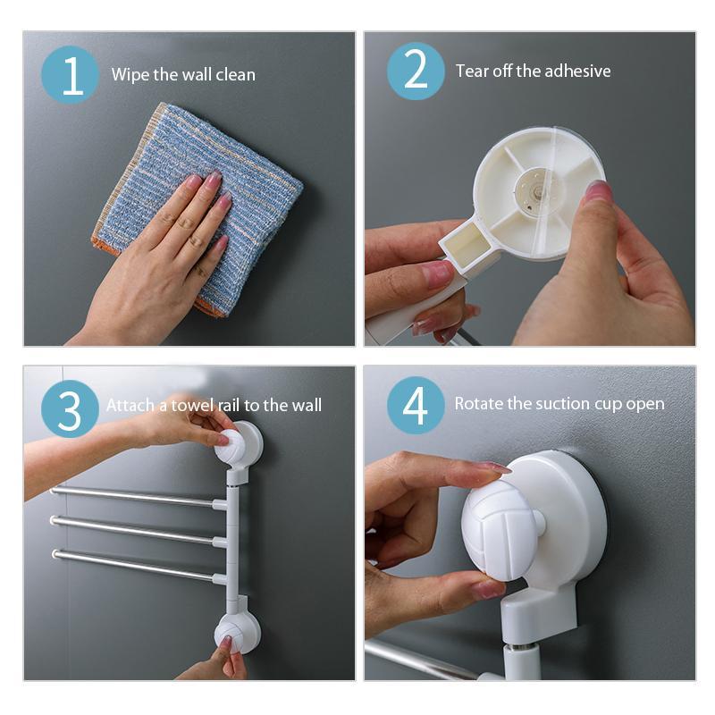 Clapfun™ Rotary Towel Rack