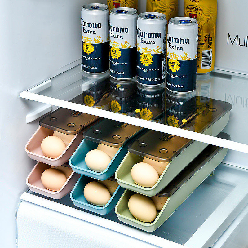 Safe Sliding Egg Storage Box