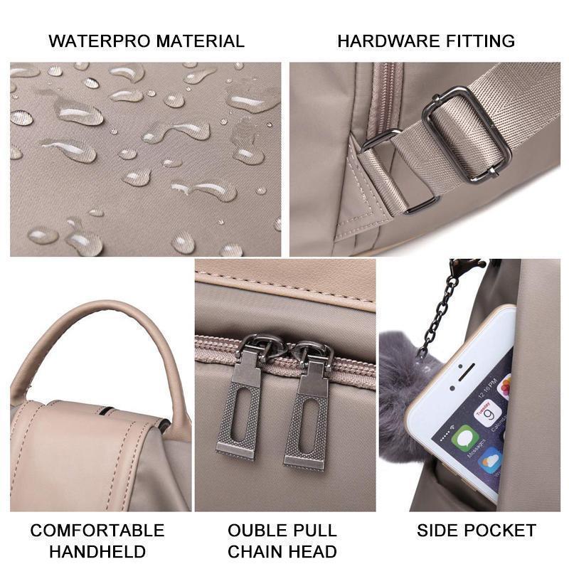 Mygeniusgift™ Waterproof Nylon Anti-theft Backpack - mygeniusgift