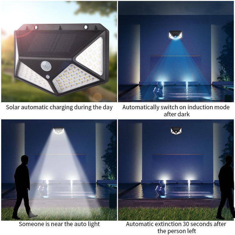 Outdoor Waterproof Solar Lamp 100 LED (1 Pcs)