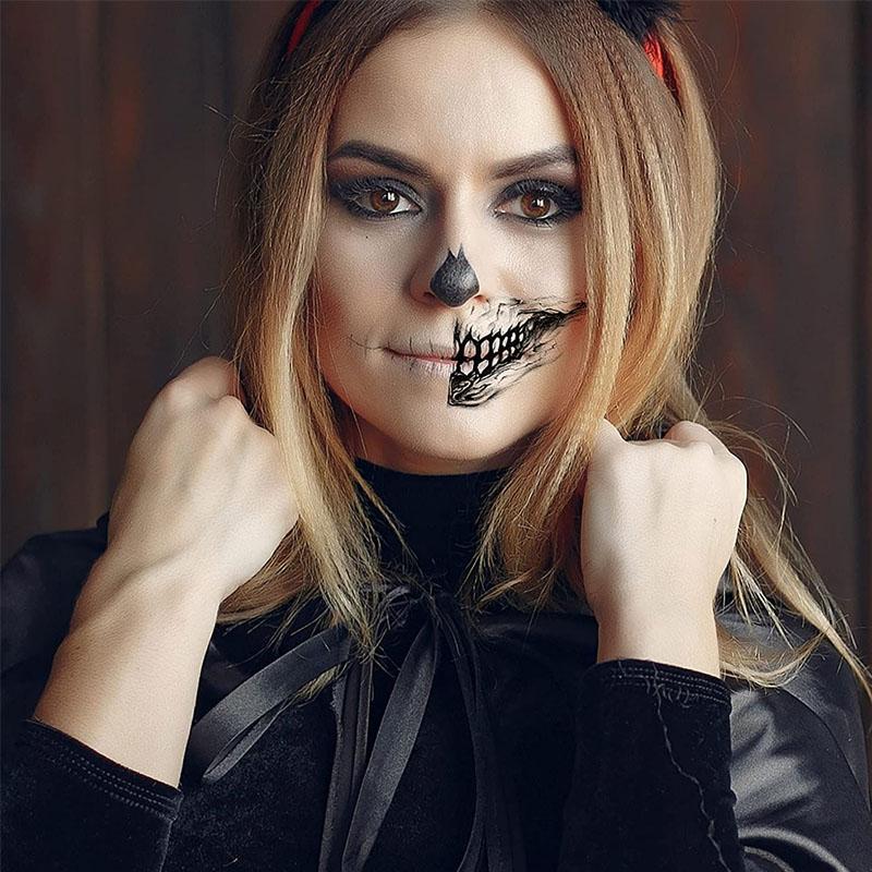 Halloween Prank Makeup Temporary Tattoo（10pcs）