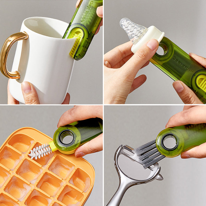 3-in-1 Cup Lid Crevice Cleaning Brush