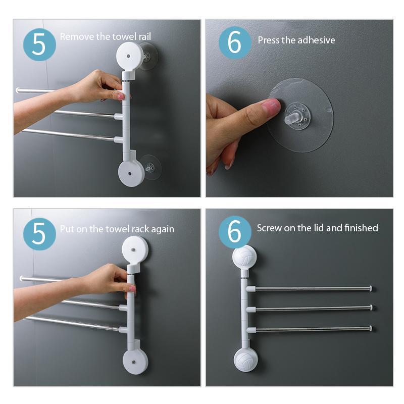 Clapfun™ Rotary Towel Rack