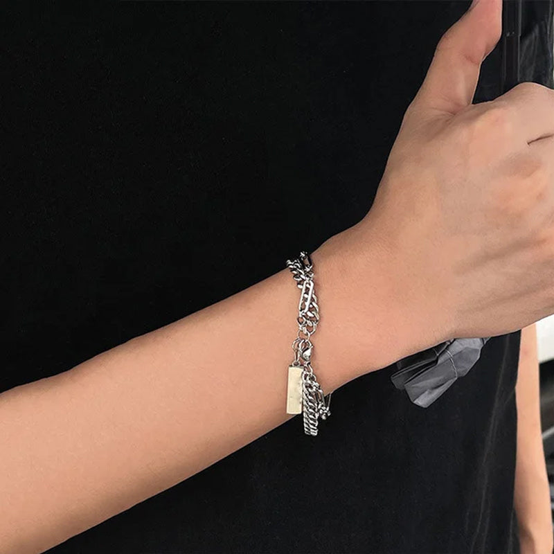 Couples Magnetic Half Heart Love Bracelet Set