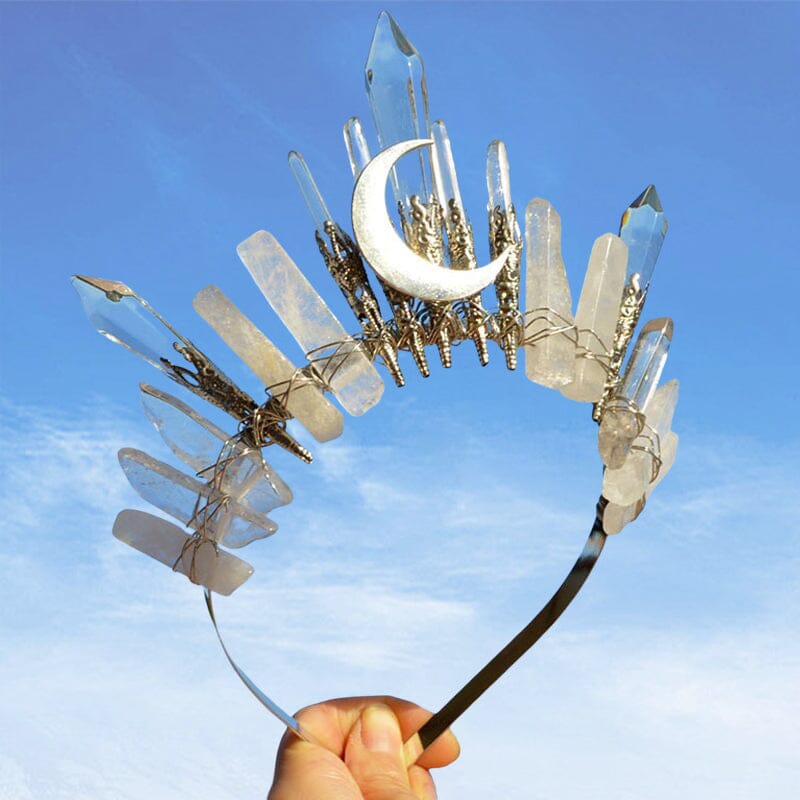 Handmade Natural Crystal Crown