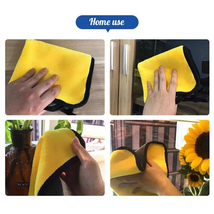 Double-sided Microfiber Absorbent Towel