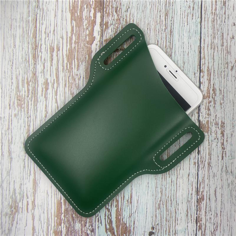 Retro Short Cell Phone Case Belt Bag