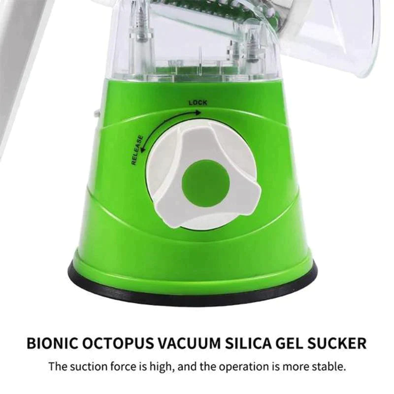 3 in 1 Rotary Cheese Grater Vegetable Slicer