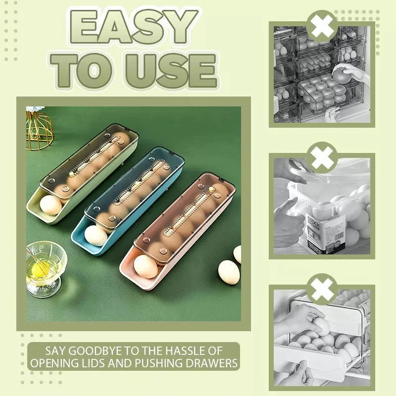 Safe Sliding Egg Storage Box