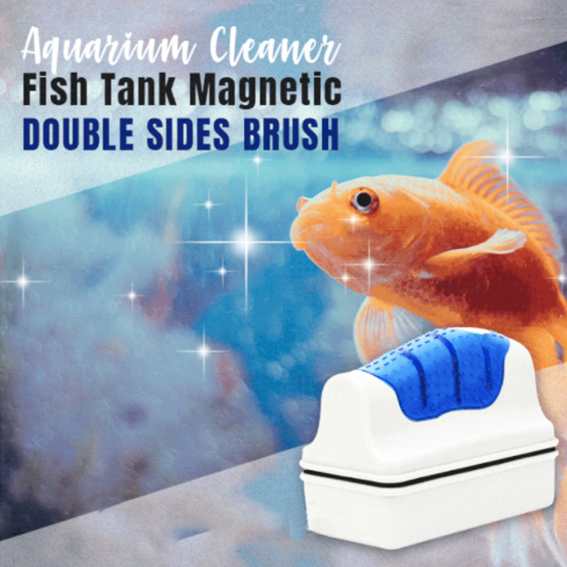 Fish Tank Magnetic Double Sides Brush