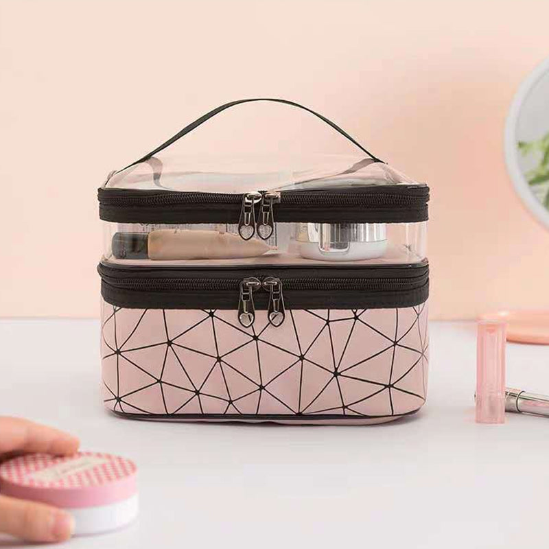 Double-layer Cosmetic Bag