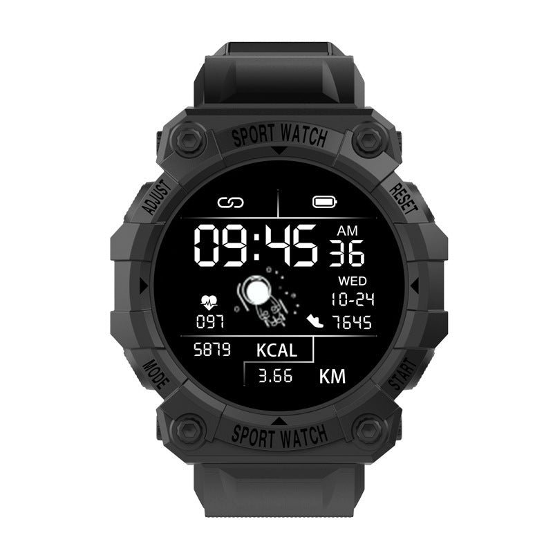 Color Screen Waterproof Touch Control Sports Pedometer Smart Watch