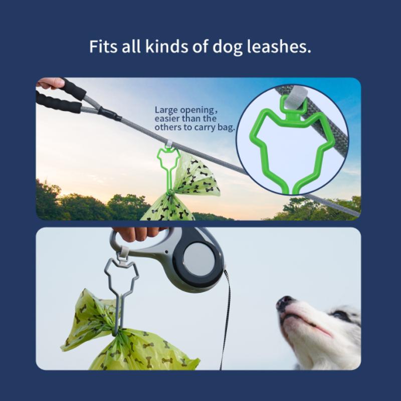 Dog Traction Rope Hands-Free Dog Excrement Bag Holder