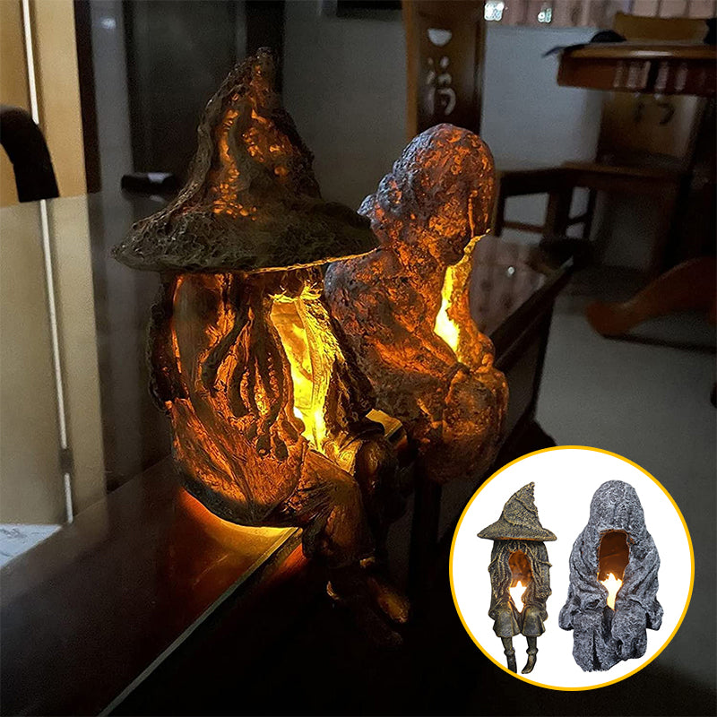 Halloween Witch Ghoul Solar Energy Lamp