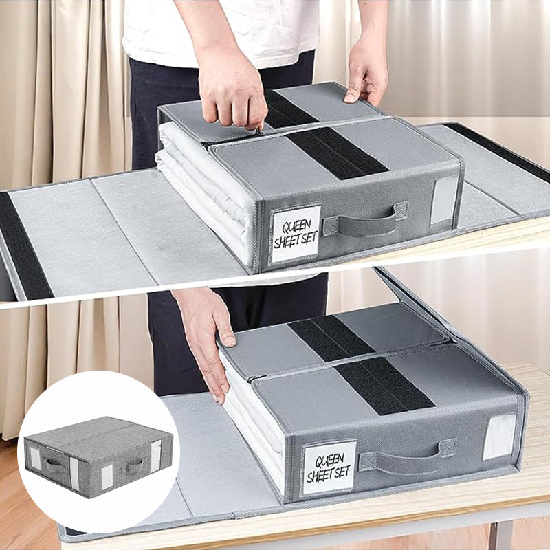 Foldable Bed Sheet Set Organizer
