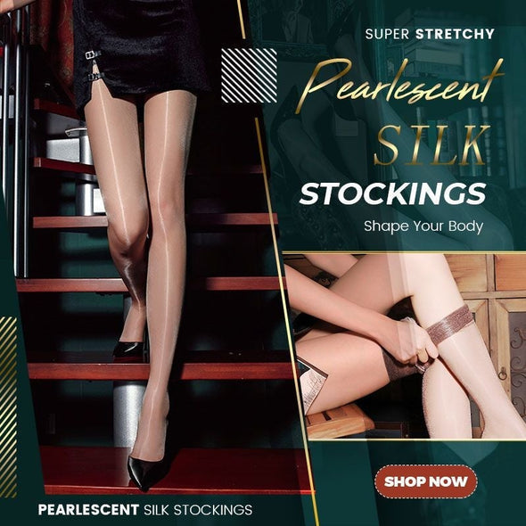 Pearlescent Silk Stockings