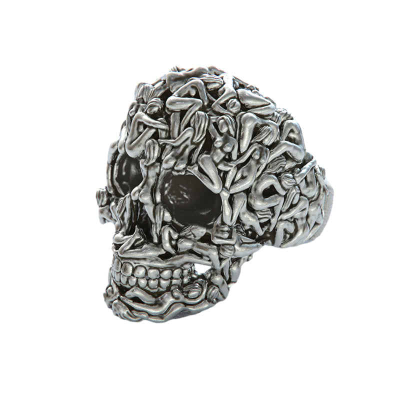 Gothic Death Skull Ring