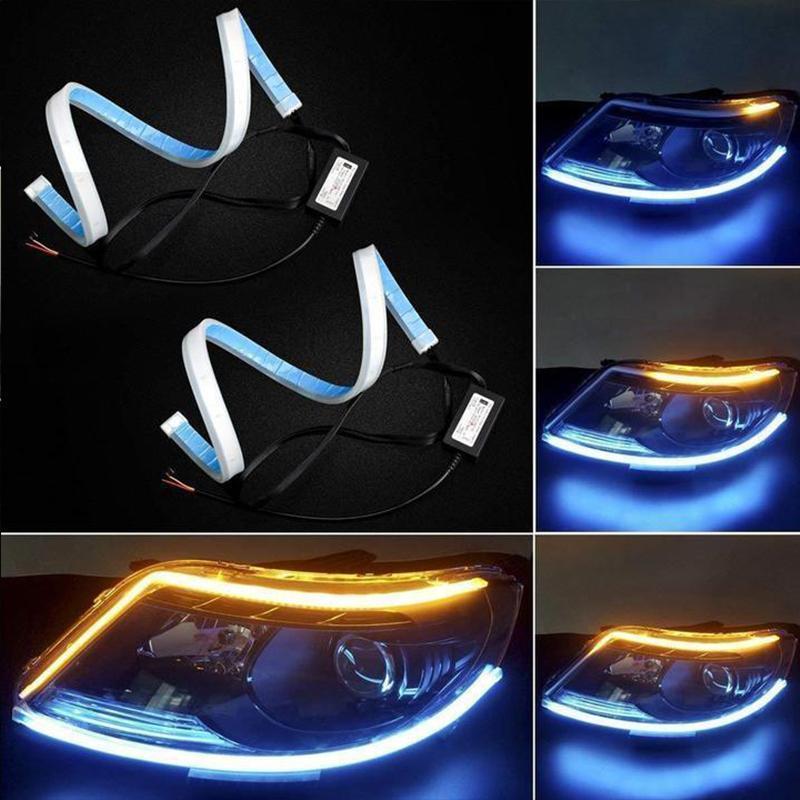 LED Flow Type Car Signal Light (No Disassembling Needed)