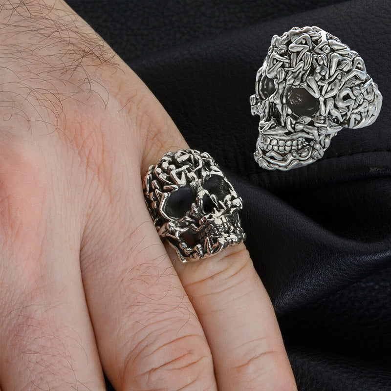 Gothic Death Skull Ring